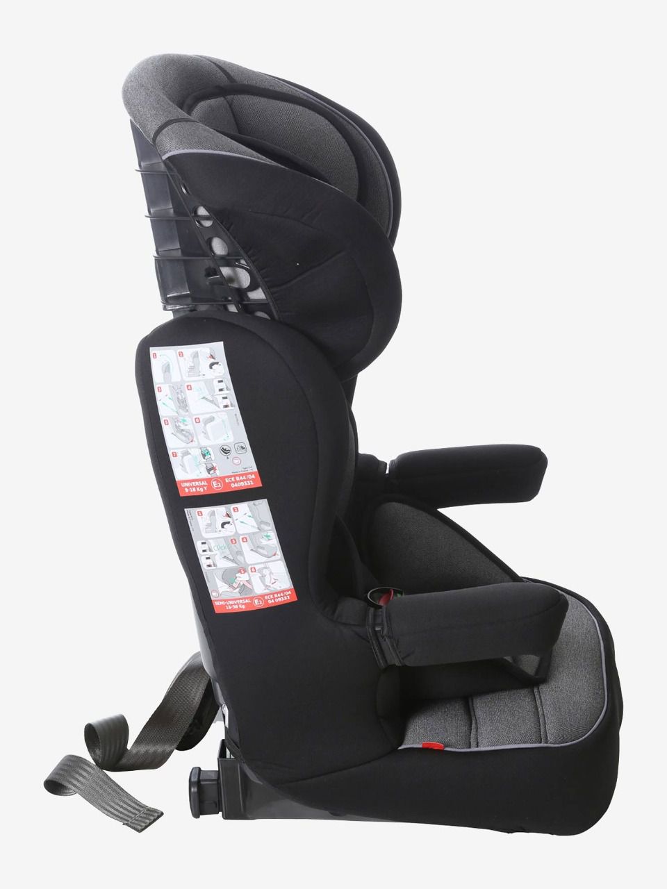 Siège auto bébé Isofix Groupe 1 2 3, 5 points d'ancrage